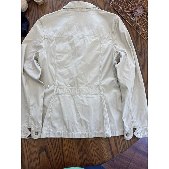Eddie Bauer Vintage Womens Field Cargo Jacket Khaki Large - Picture 8 of 8